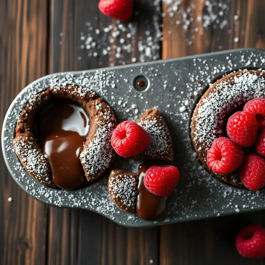Ultimate 2 Lava Cake Recipe: Easy Muffin Tin Method!