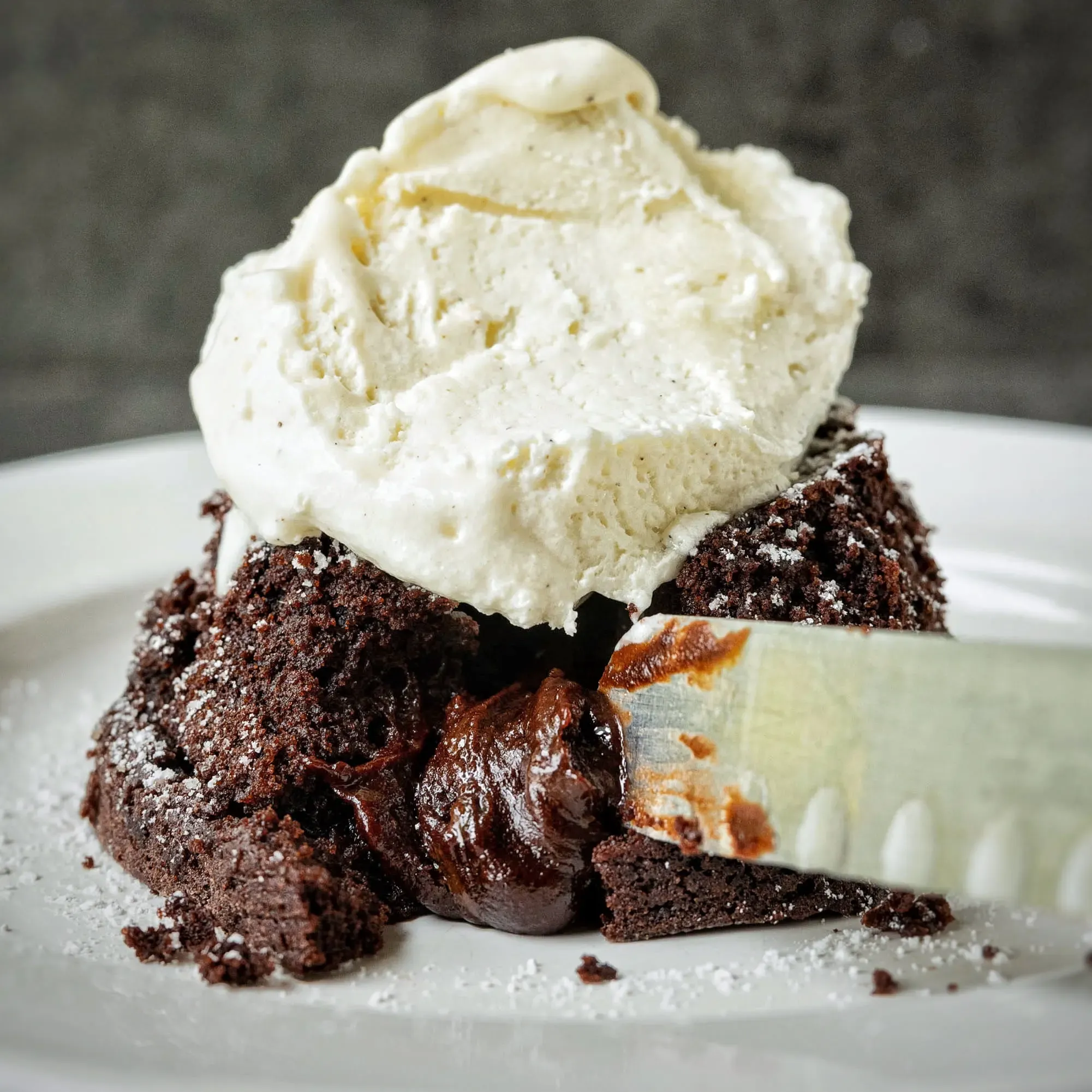Decadent 5 ingredient chocolate lava cake hack