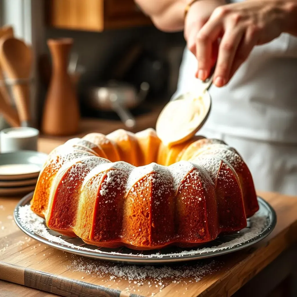 Assembling and Baking the Bundt Cake