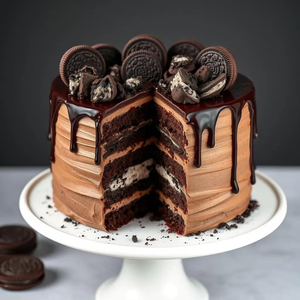 Assembling and Decorating Your Best Chocolate Oreo Cake