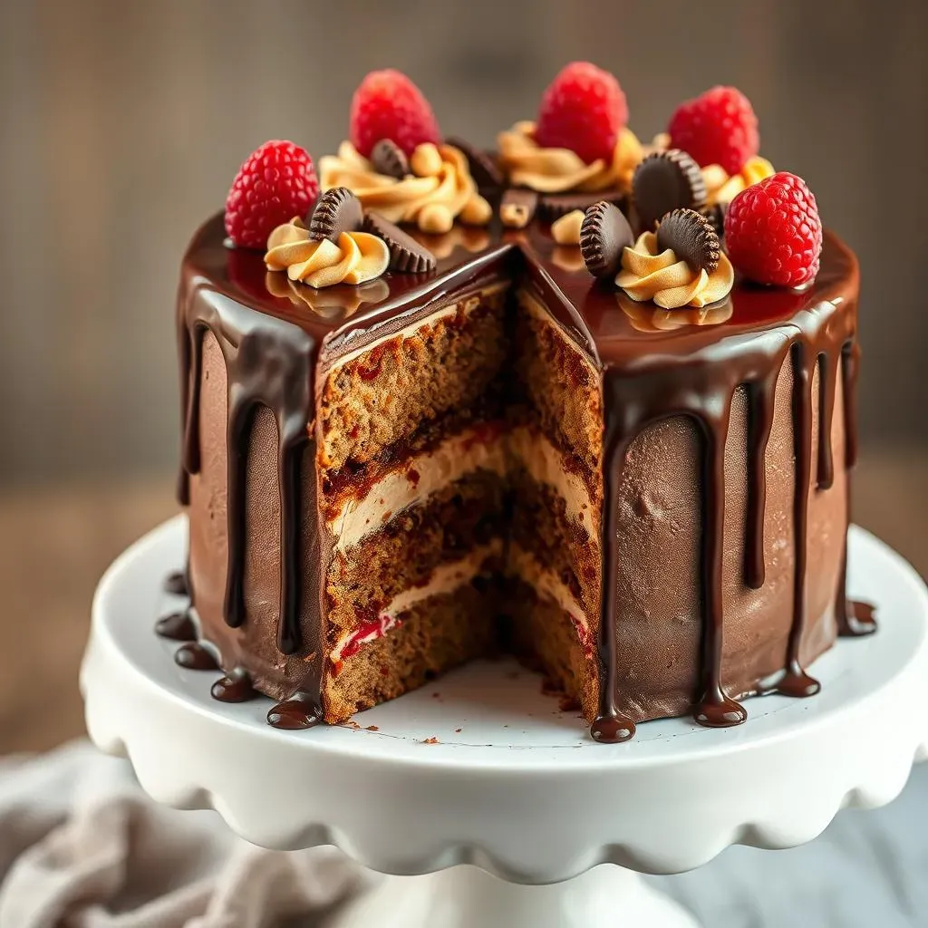 Assembling and Decorating Your Best Chocolate Peanut Butter Cake