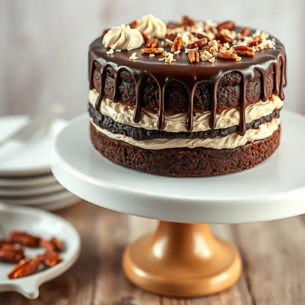 Assembling and Decorating Your Best German Chocolate Cake
