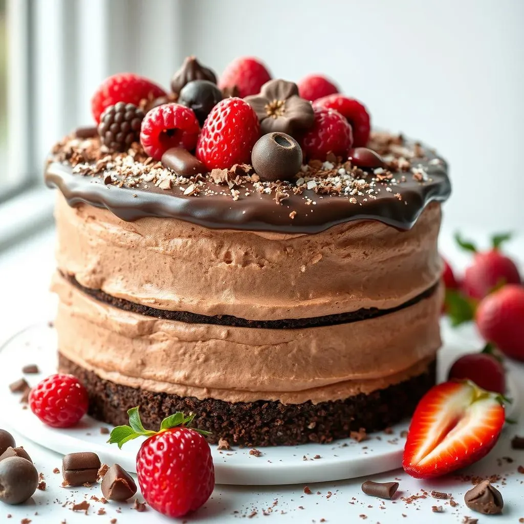 Assembling and Decorating Your Chocolate Mousse Cake