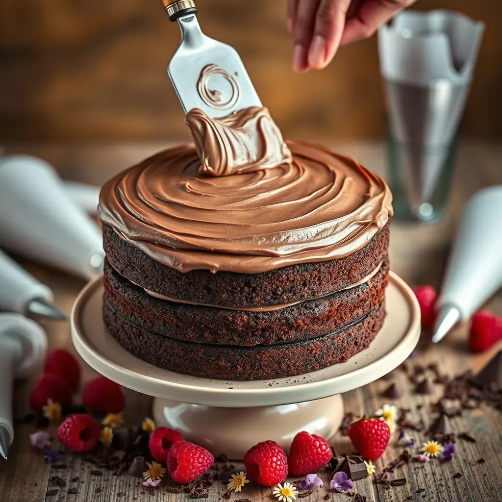 Assembling and Decorating Your Dream Chocolate Sponge Cake