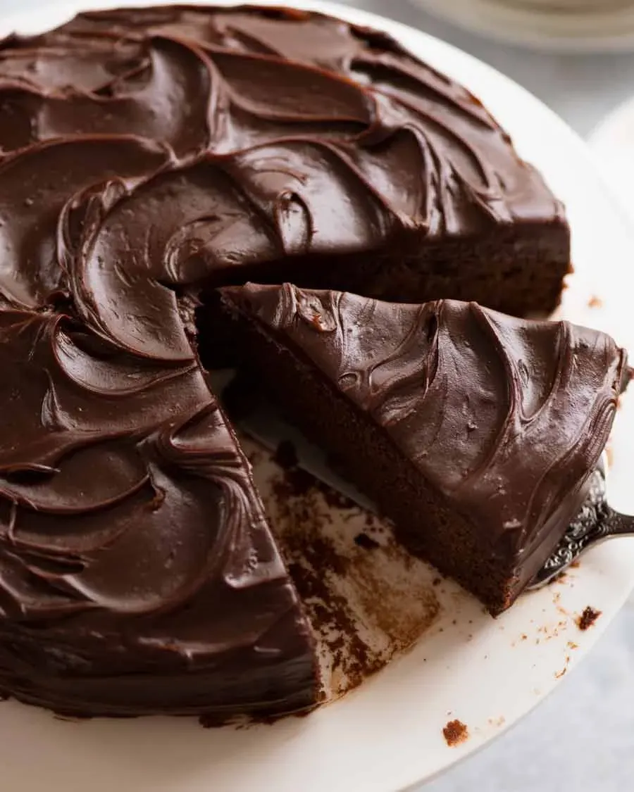 Assembling Your Chocolate Fudge Mousse Cake Recipe