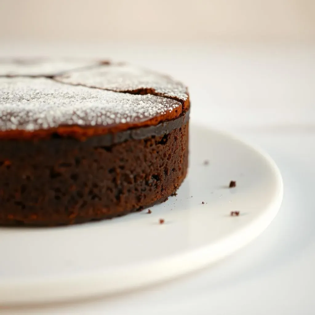 Baking a Real Simple Flourless Chocolate Cake