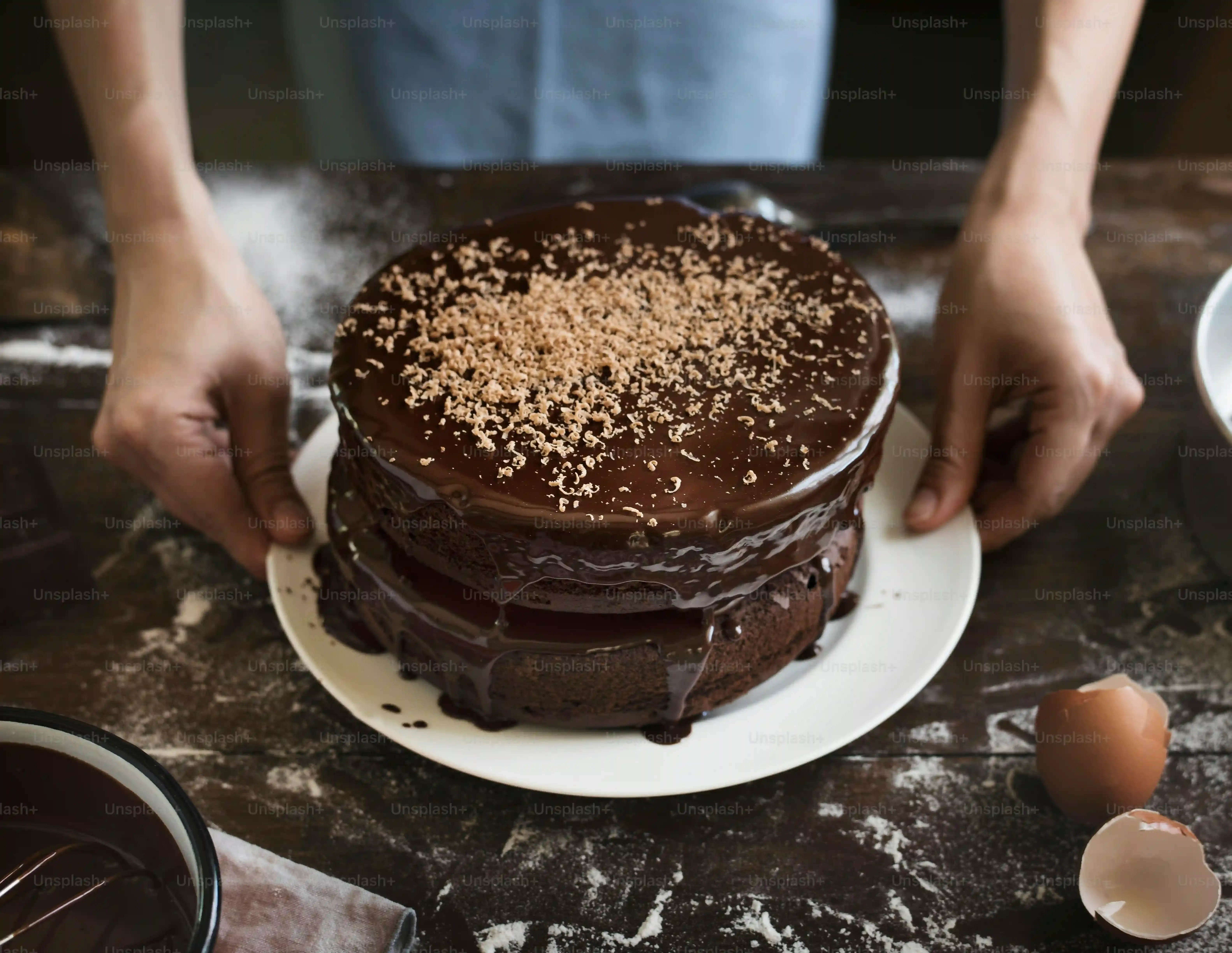 Baking the Decadent Cake Layers for Anthony's Chocolate Mousse Cake