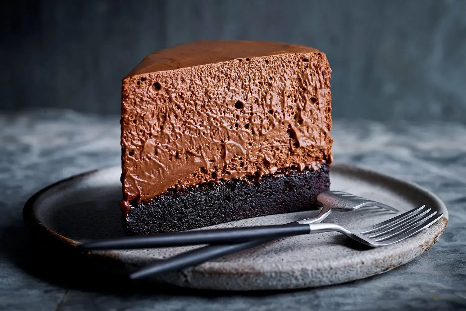 Baking the Deep Dark Chocolate Cake Layers