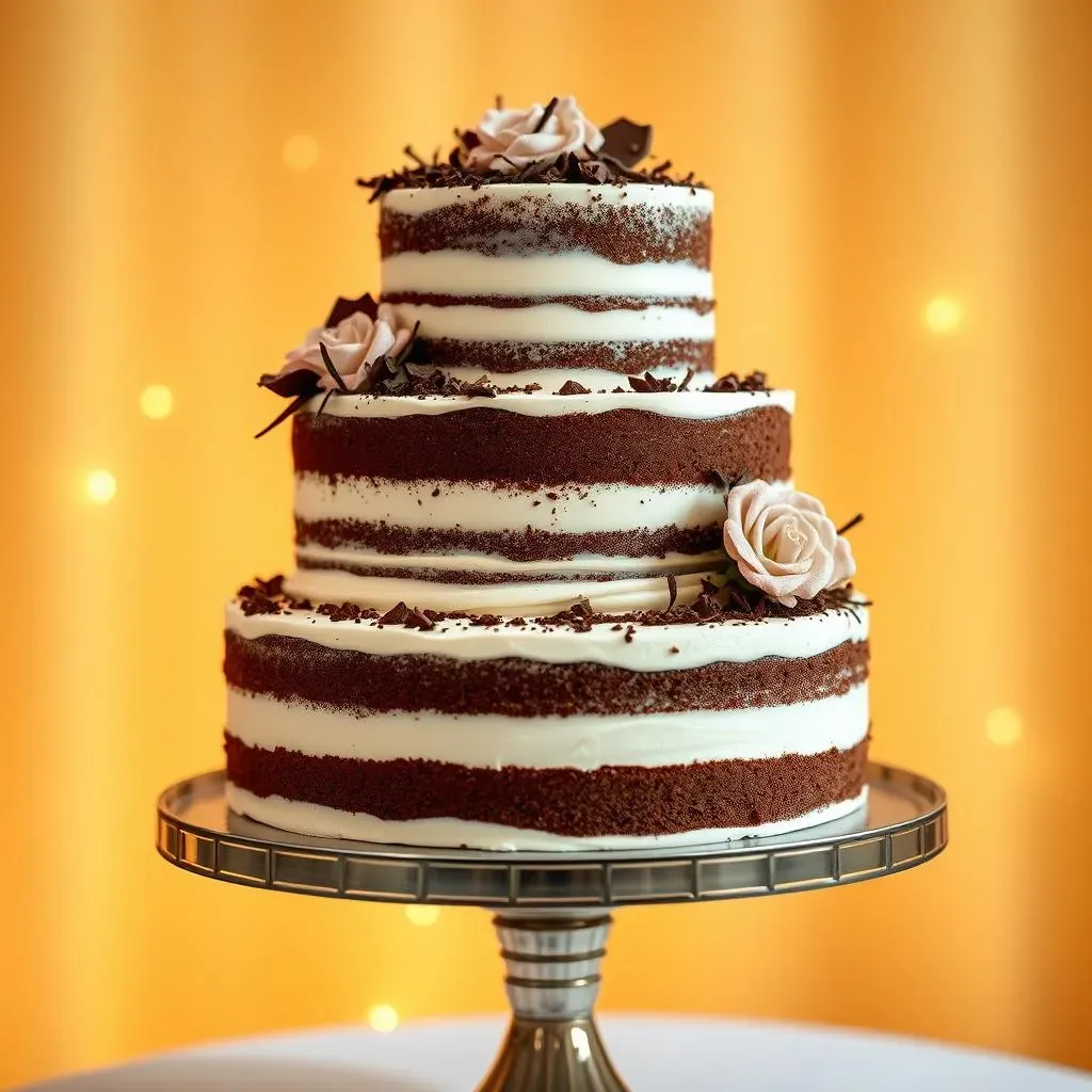 Baking Your Dream Chocolate Wedding Cake: Pan Sizes and Adjustments