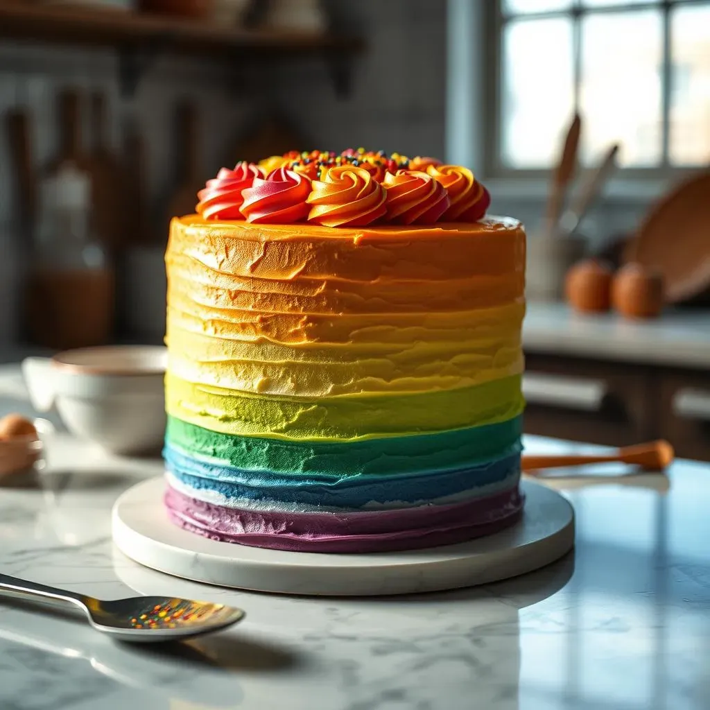 Baking Your Rainbow: StepbyStep Rainbow Cookie Cake Recipe
