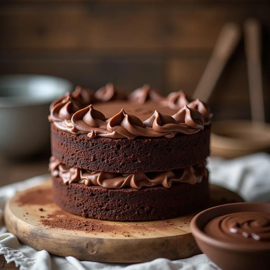 Baking Your Simple 2 Layer Chocolate Cake