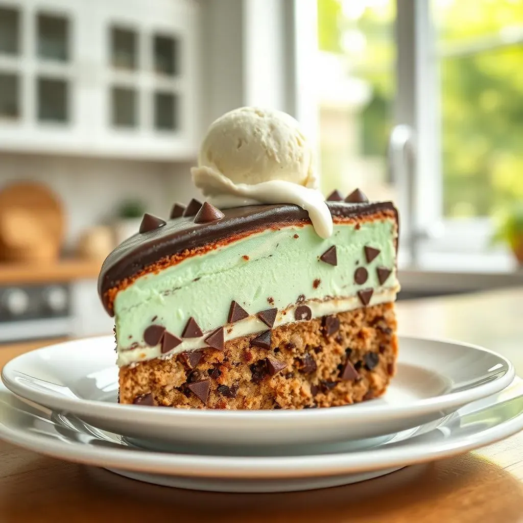Ultimate Best Mint Chocolate Chip Ice Cream Cake Recipe