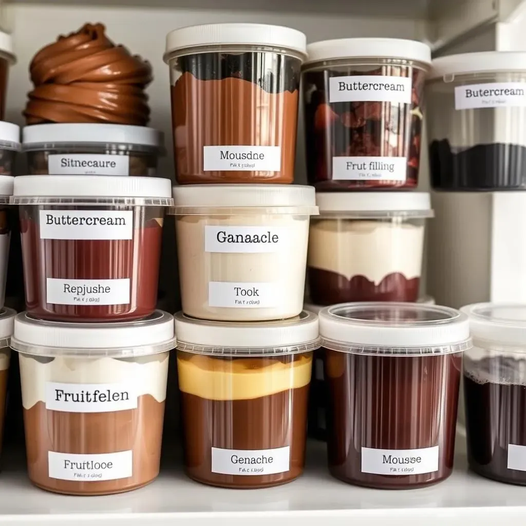 Chocolate Cake Filling Storage Based on Type