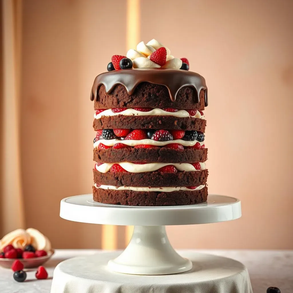 Ultimate Chocolate Cake with Fruit Filling: A Delicious Recipe