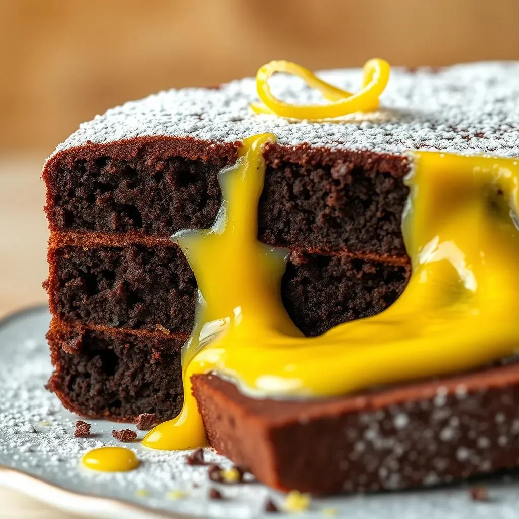 Ultimate Chocolate Cake with Lemon Curd Filling Recipe