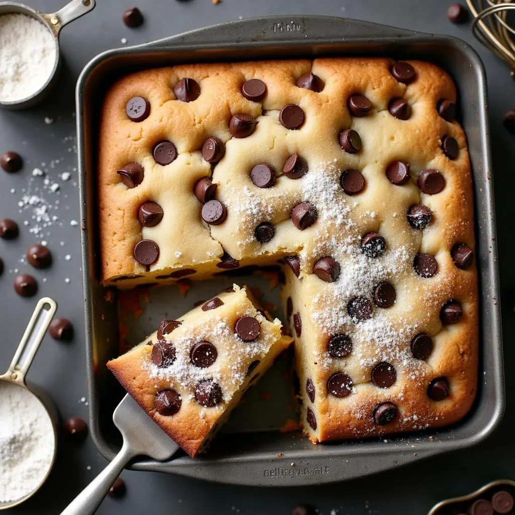 Ultimate Chocolate Chip Cookie Sheet Cake Recipe