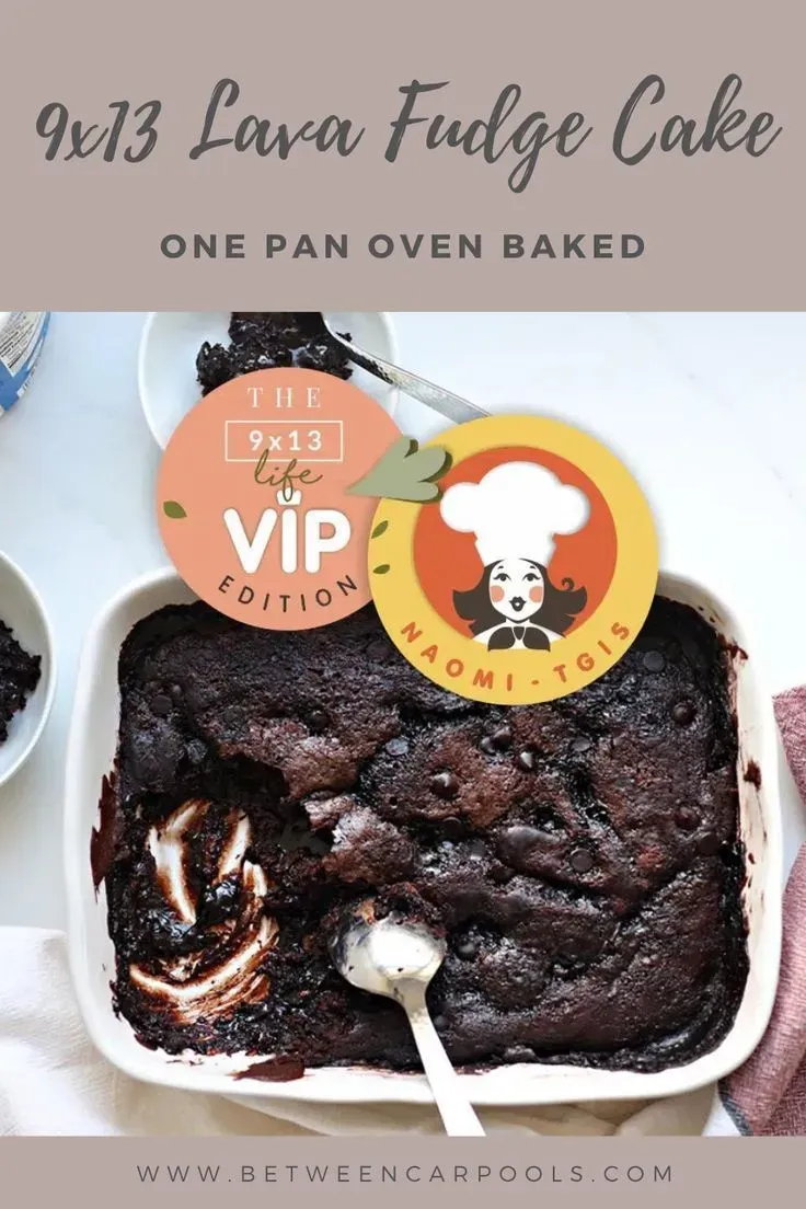 Quick & Easy chocolate lava cake in 9x13 pan recipe