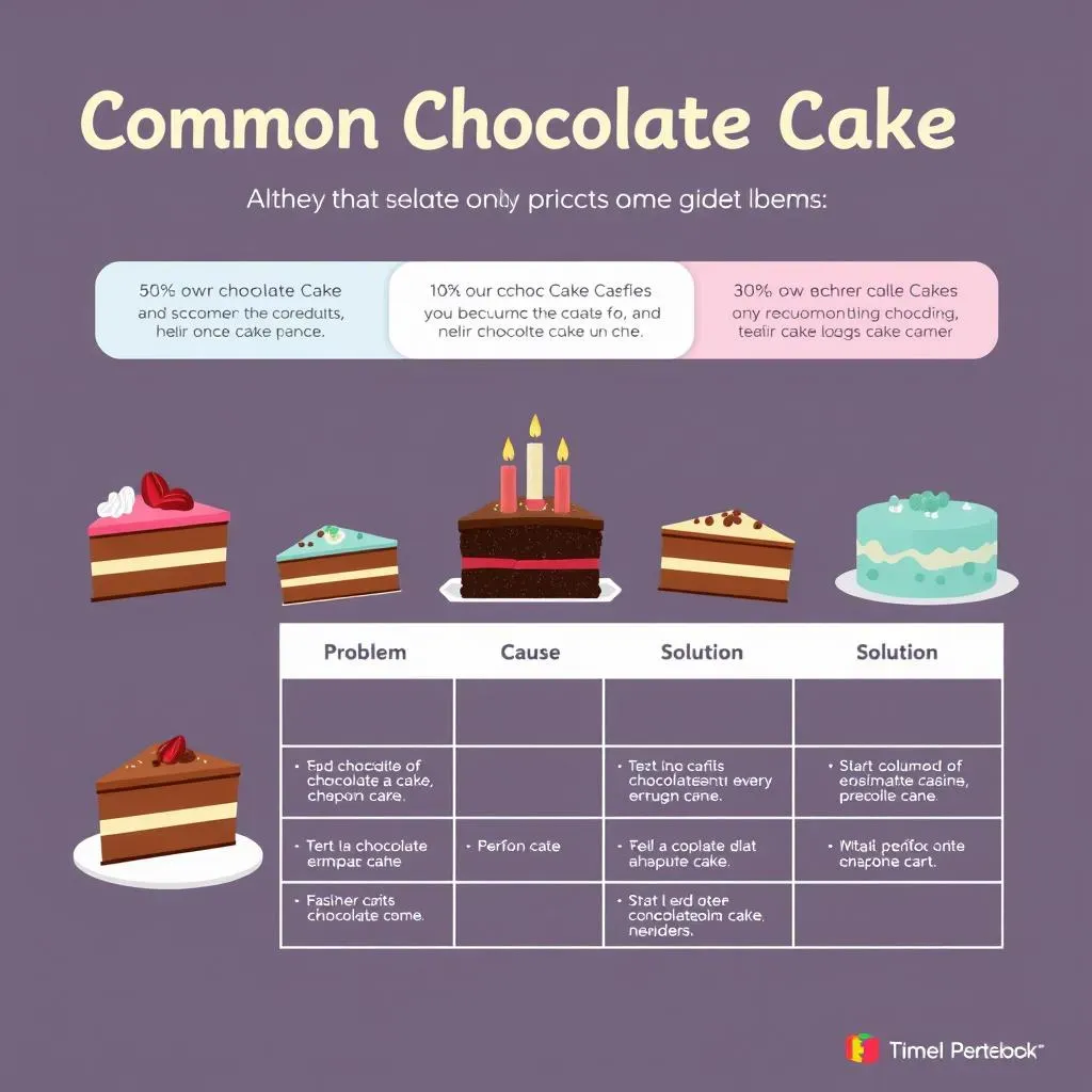 Common Chocolate Cake Problems and Their Causes