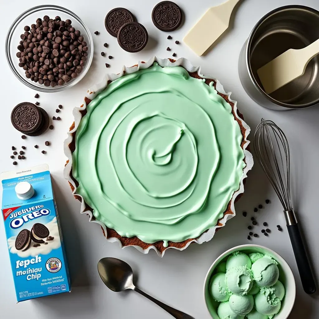 Crafting the Ultimate Mint Chocolate Chip Ice Cream Cake: Ingredients and Tools