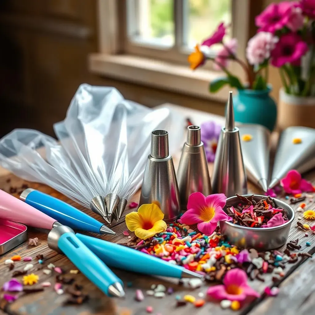 Creative Chocolate Frosting Decorating Supplies and Techniques