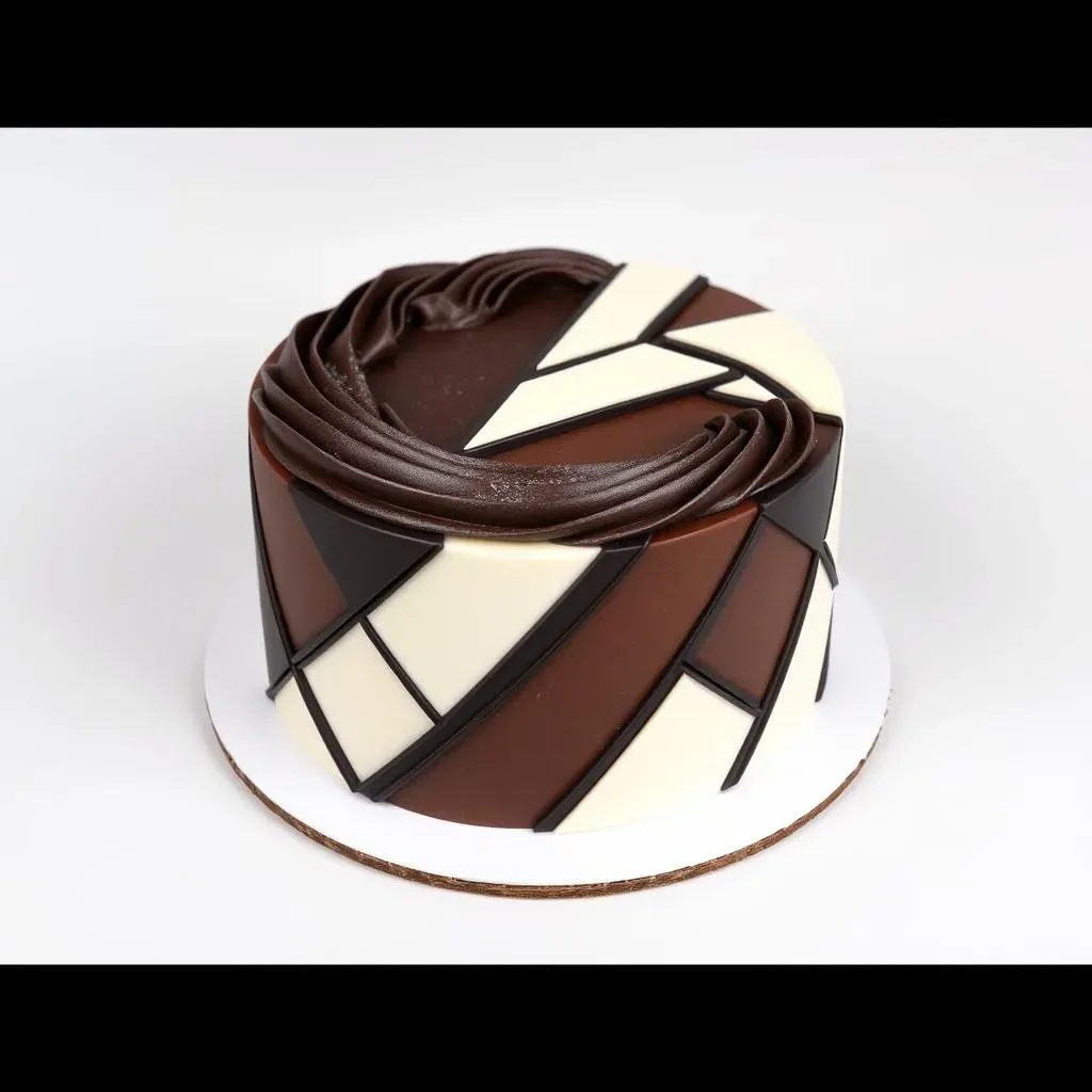 Creative Ideas for Modern Chocolate Cake Decoration