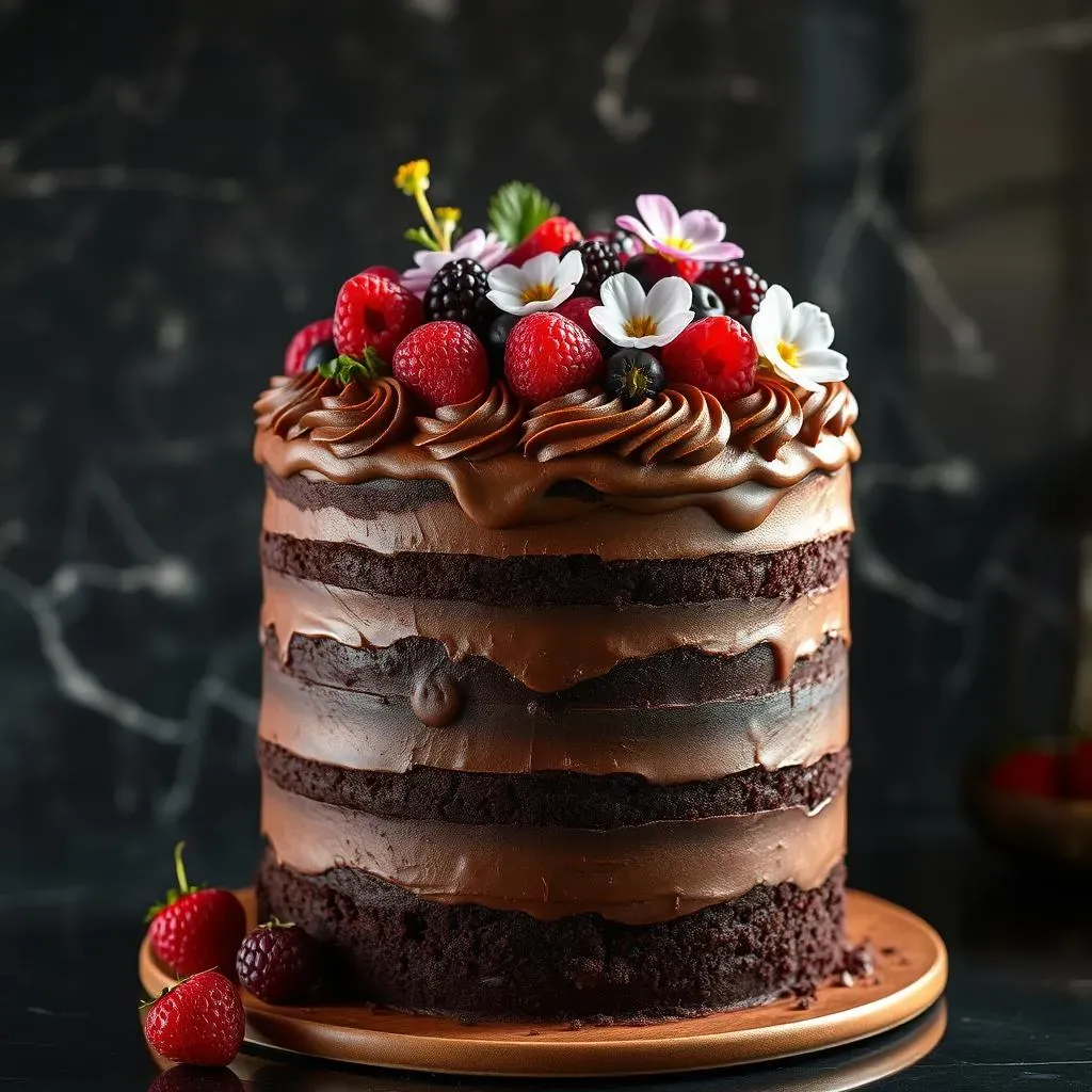 Ultimate Decadent Vegan Chocolate Cake