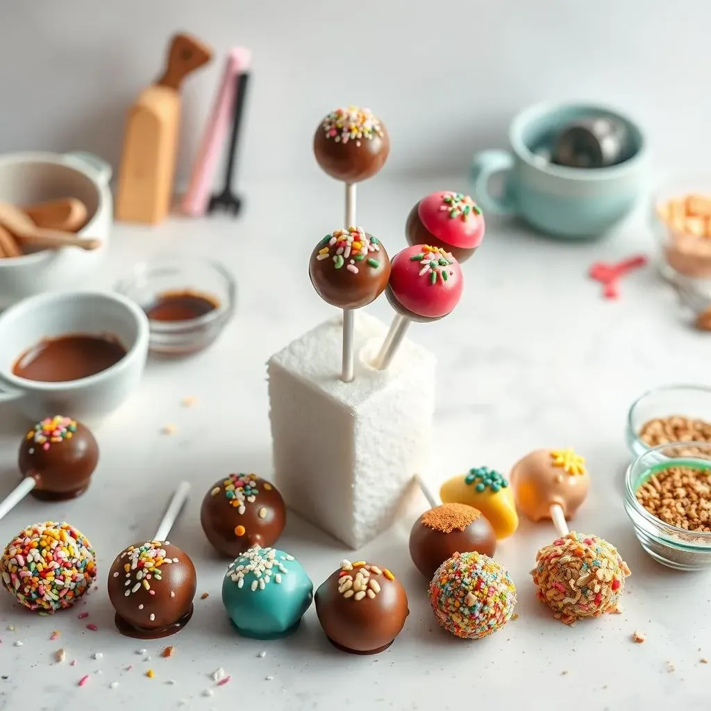 Dipping, Decorating, and Storing Your Chocolate Cake Pops