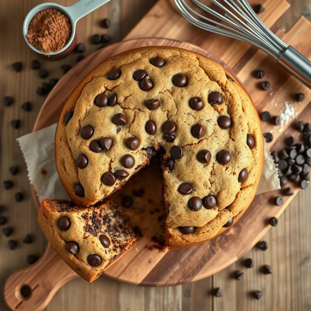 Ultimate Double Chocolate Chip Cookie Cake Recipe