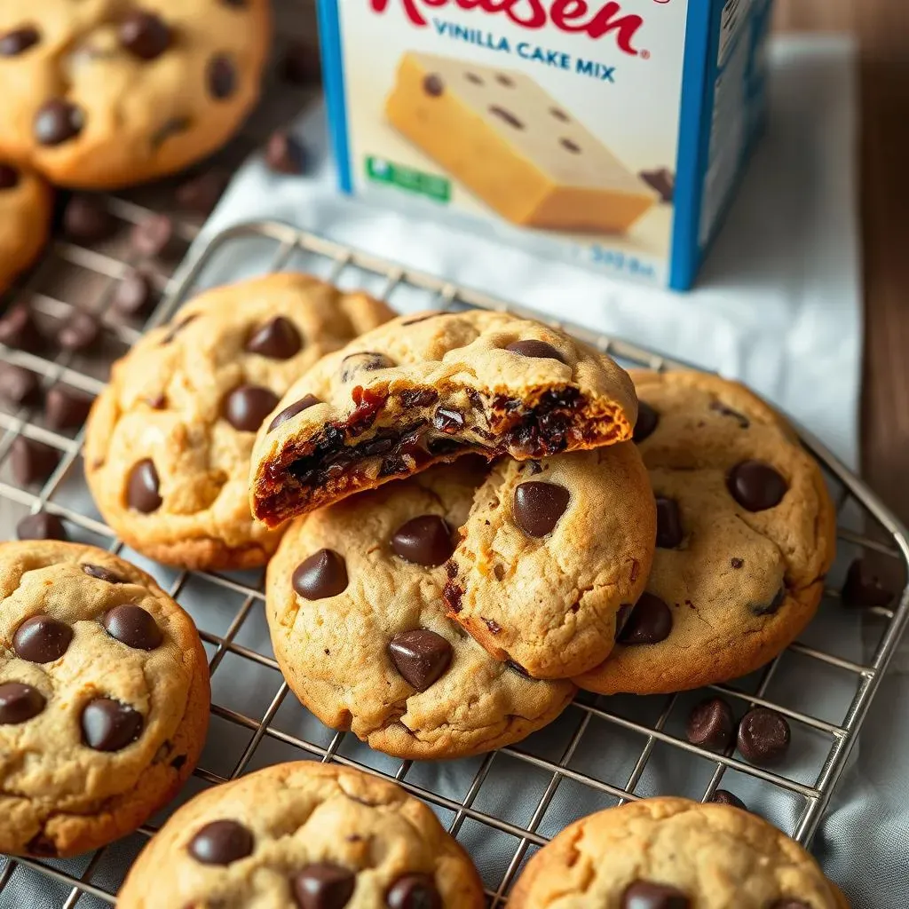 Easy Chocolate Chip Cookie Recipe Using Cake Mix: Amazing!