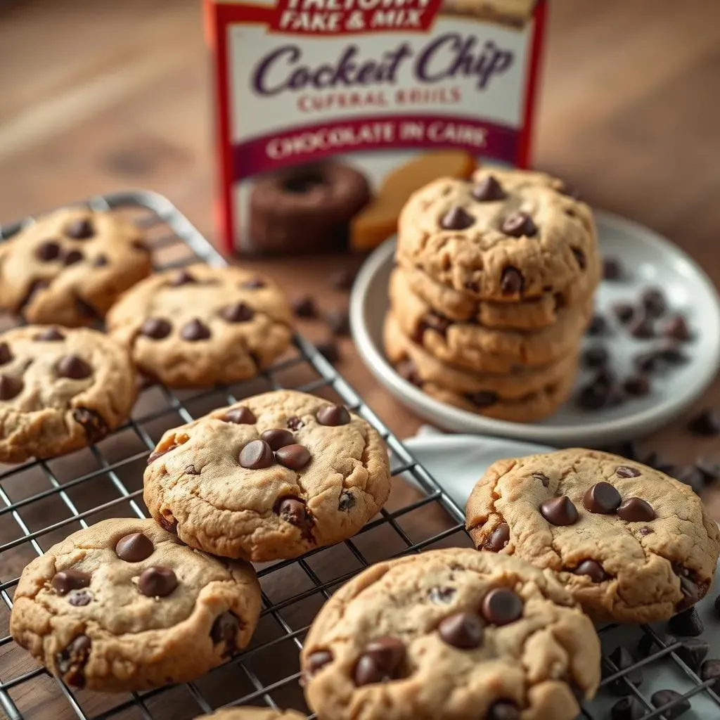 Easy Chocolate Chip Cookie Recipe with Cake Mix: Amazing!