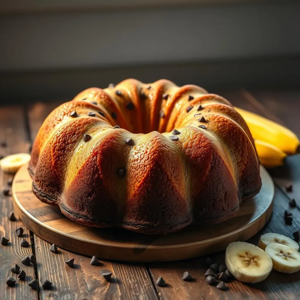 Easy OneBowl Method for the Best Banana Chocolate Chip Bundt Cake Recipe