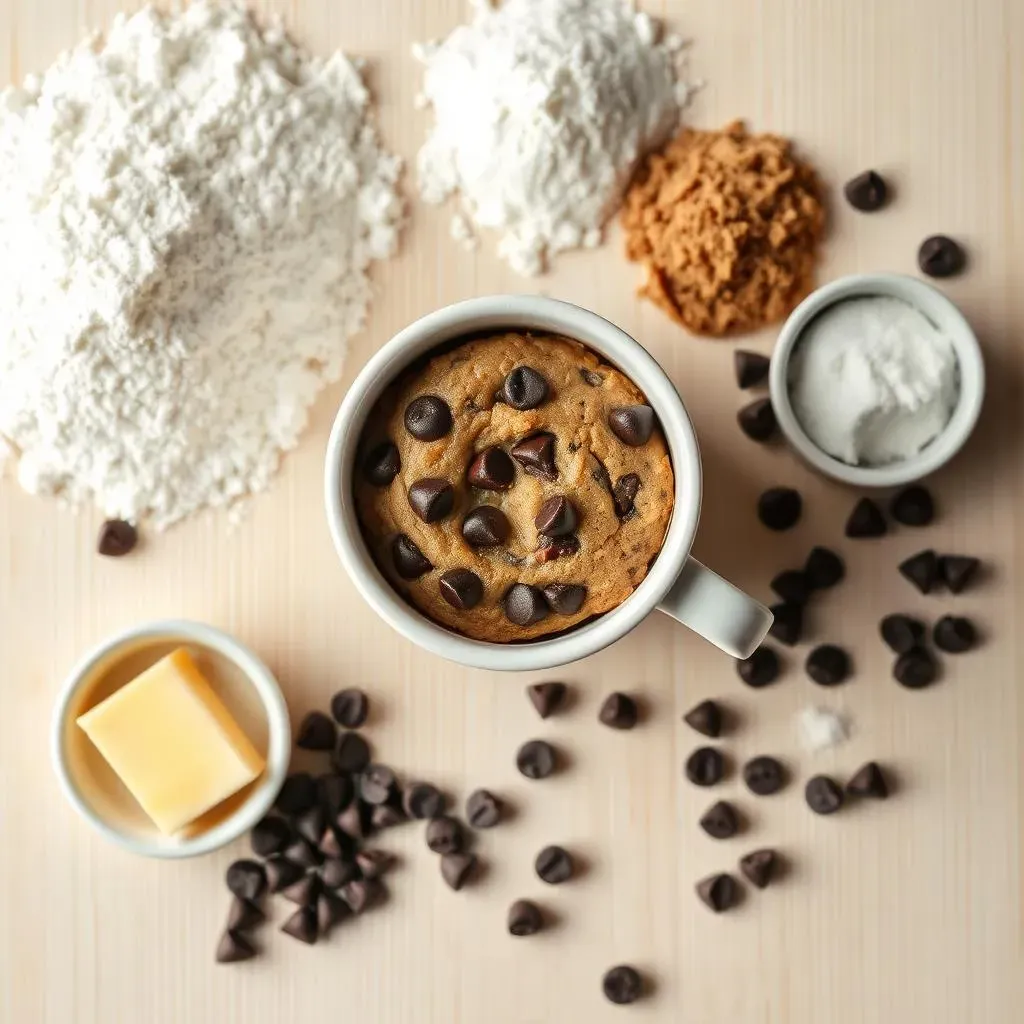 Essential Ingredients for Your Chocolate Chip Cookie Mug Cake