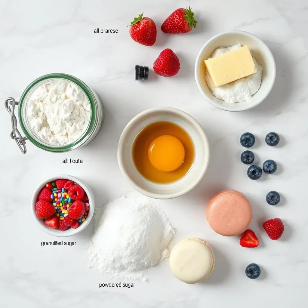 Essential Ingredients for Your Letter Cookie Cake Recipe