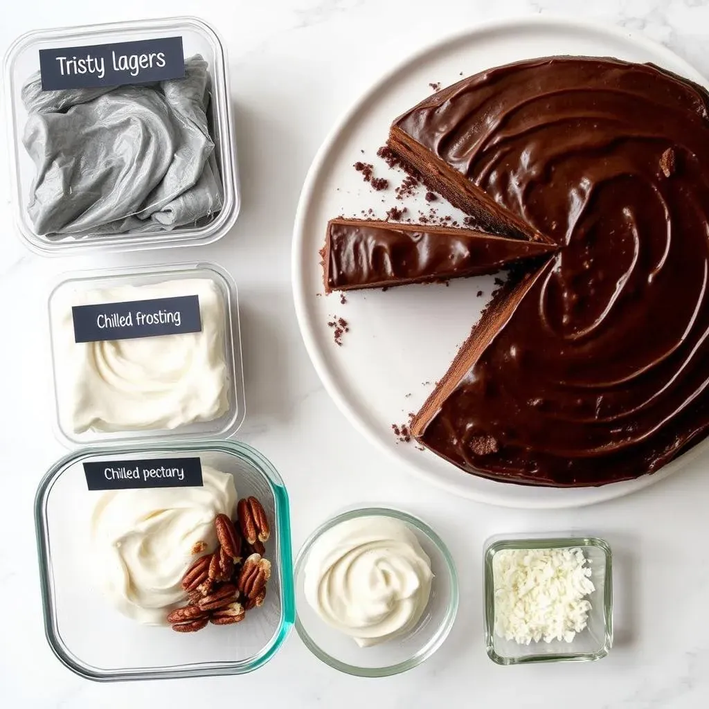 Freezing, Storage, and MakeAhead Instructions for a StressFree German Chocolate Cake Experience