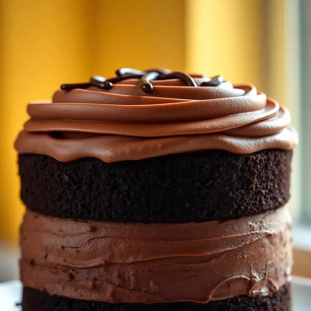 Frosting and Assembling Your Layer Chocolate Cake