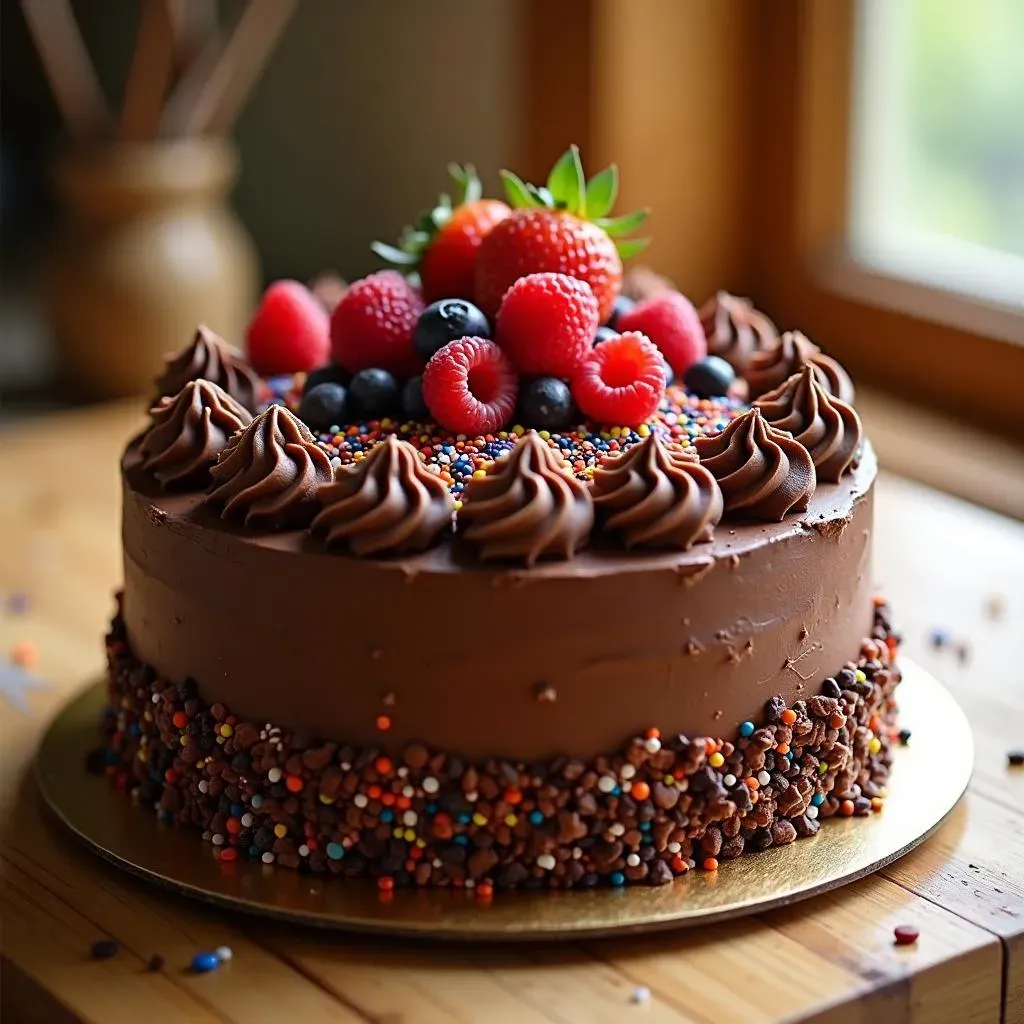 Frosting and Decorating Your 9 Inch Chocolate Cake Masterpiece