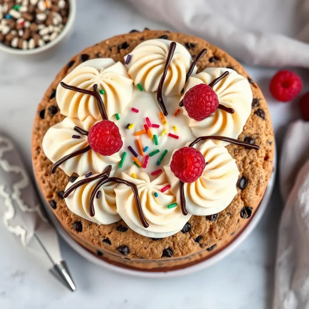 Frosting and Finishing Touches: Completing Your Chocolate Chip Cookie Cake
