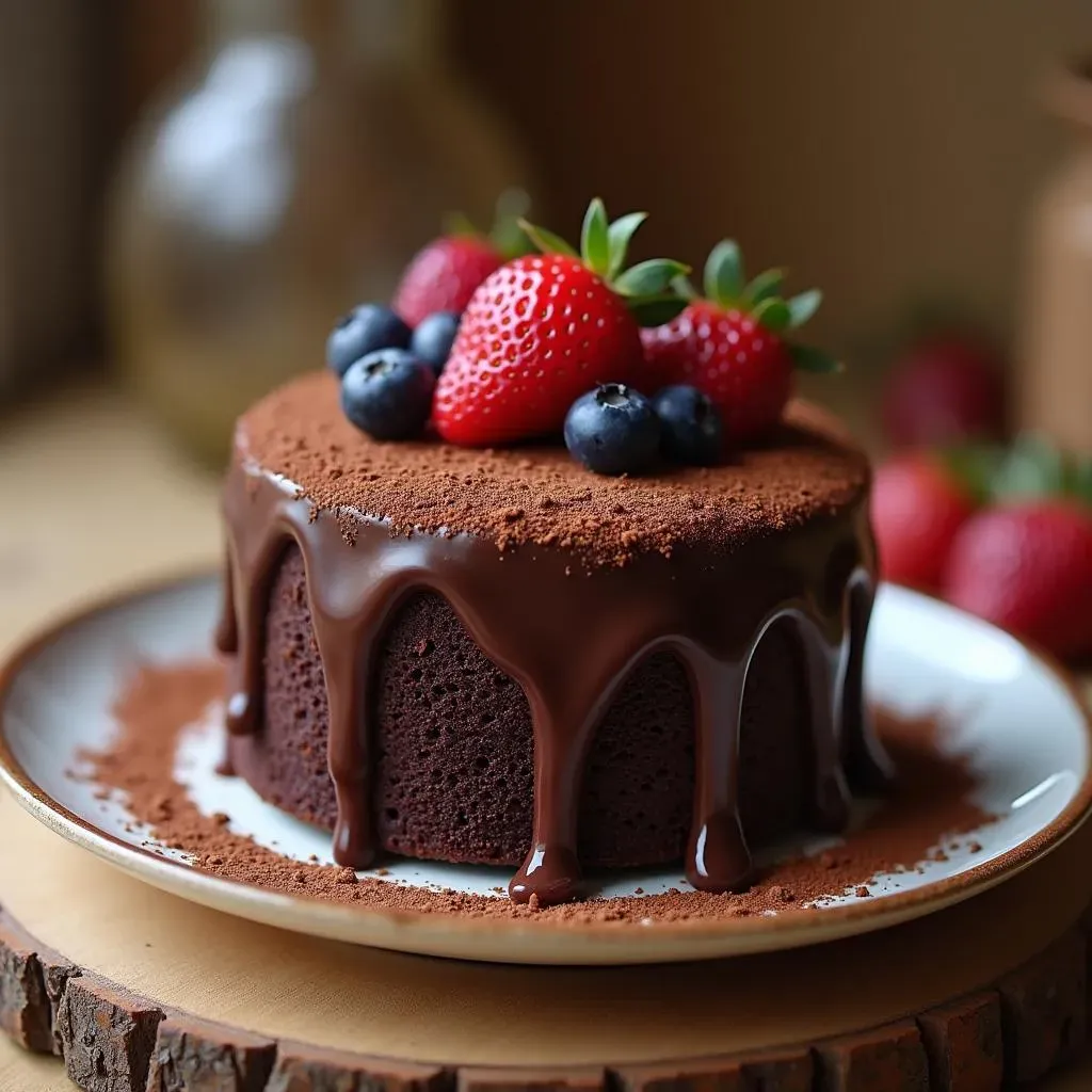 Frosting and Finishing Your Small Simple Chocolate Cake