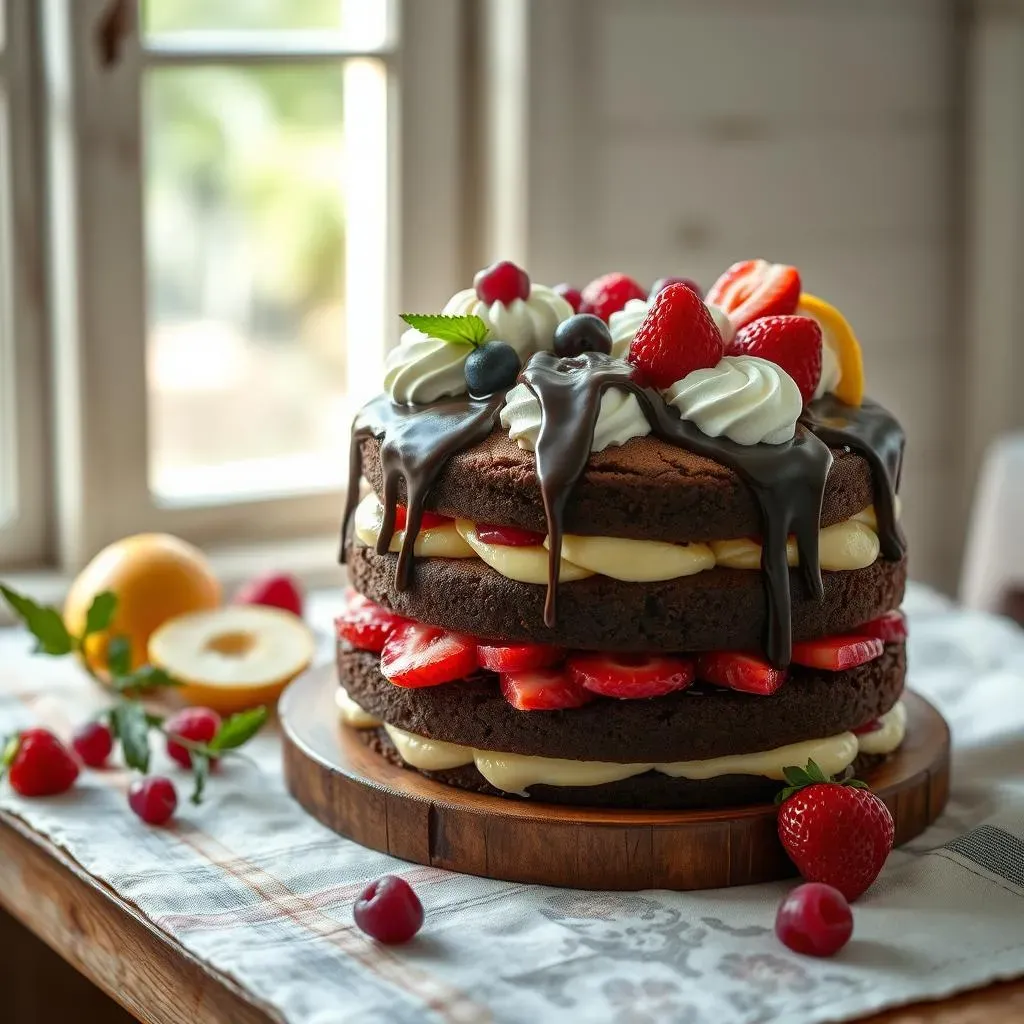 Fruity and Creamy Pairings: More Unique Chocolate Cake Fillings