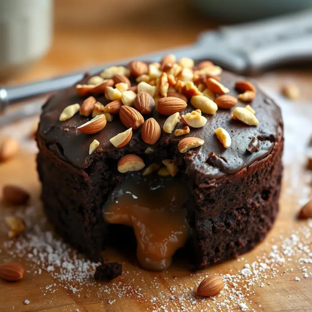 Ultimate Fudge Chocolate Cake with Nuts