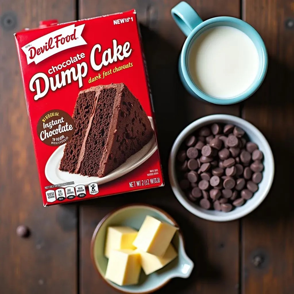 Gathering Your Ingredients for the Best Chocolate Dump Cake