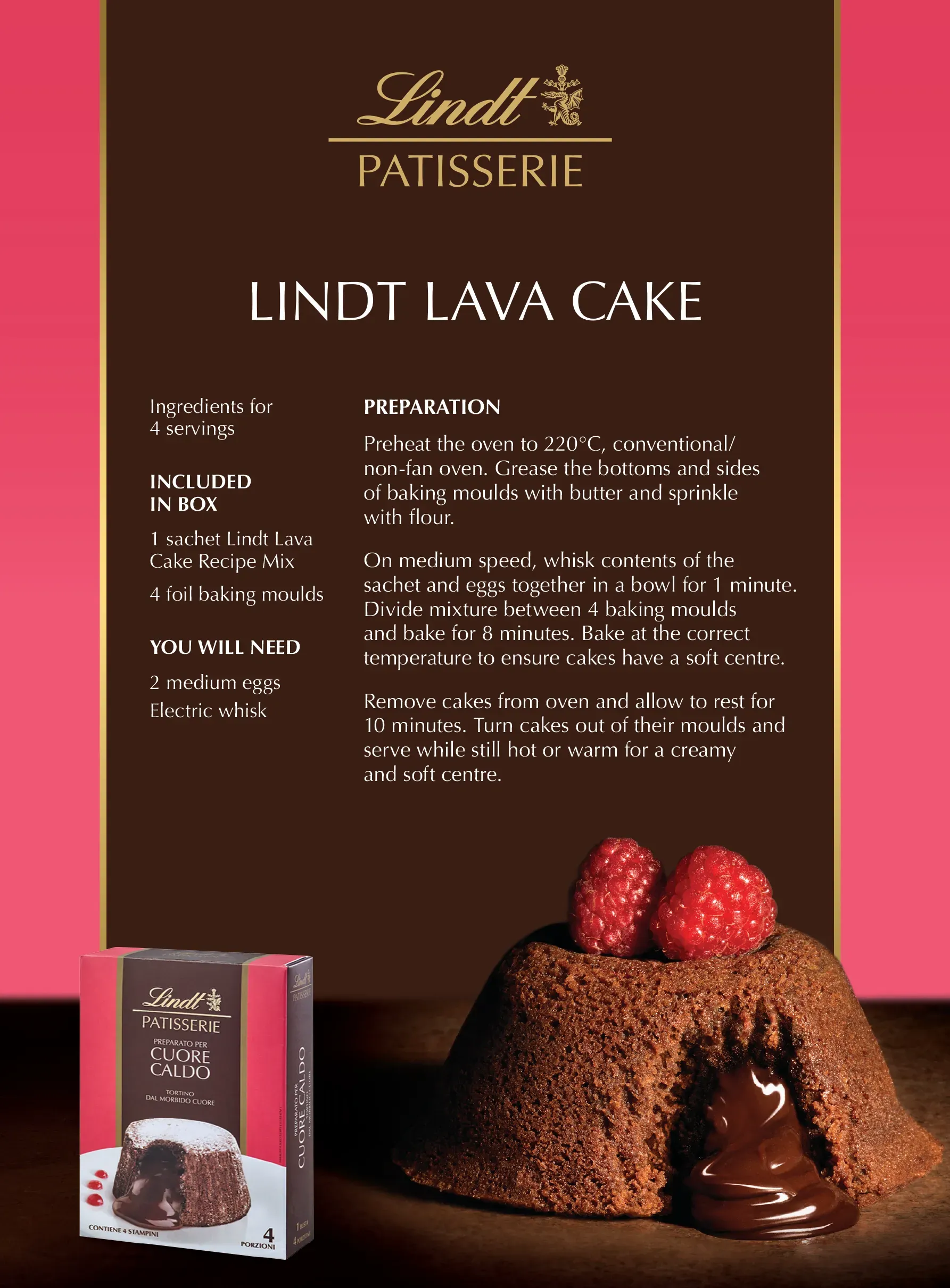 Getting Started with the Lindt Chocolate Lava Cake Mix