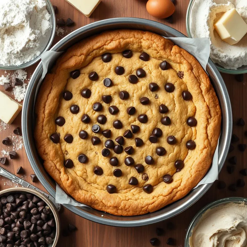 Great American Chocolate Chip Cookie Cake Recipe: StepbyStep