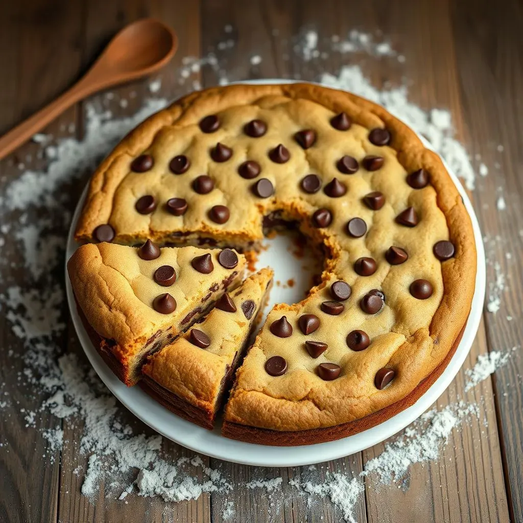 Ultimate Homemade Chocolate Chip Cookie Cake Recipe