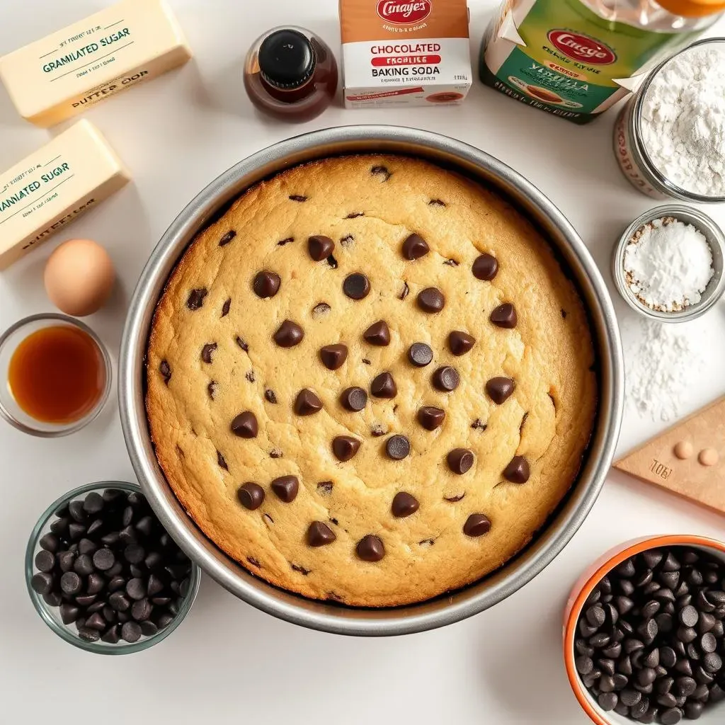 How to Make the Best Chocolate Chip Cookie Cake: Ingredients and Instructions