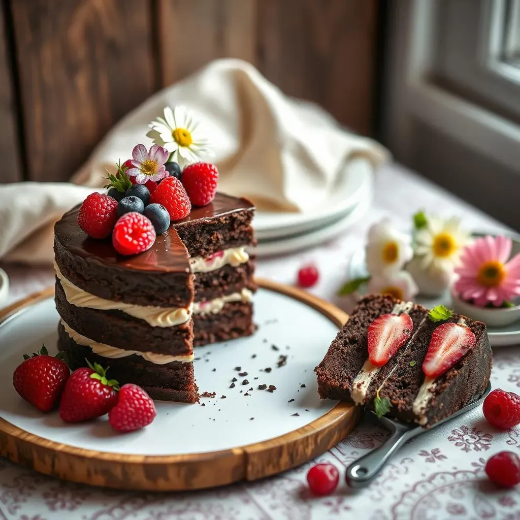 Ingredients and Substitutions for a Perfect Layer Chocolate Cake with Filling