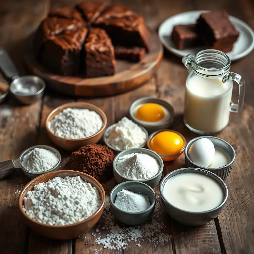 Ingredients for a Simple Chocolate Cake (No Vanilla Needed)