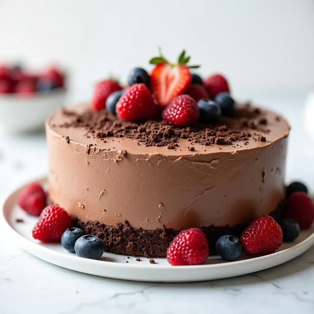 Ingredients for a Simple Chocolate Mousse Cake