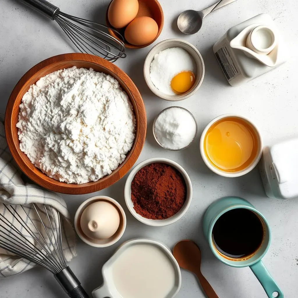 Ingredients for the Best Chocolate Cake From Scratch