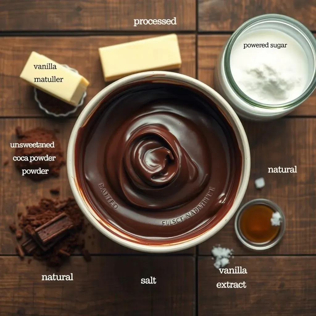 Ingredients for the Best Chocolate Cake Icing